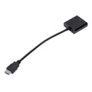 HDMI to VGA converter adapter + 3.5 mm audio jack full HD 1080P black