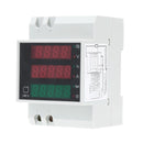 100A AC80 - 300V digital multifunctional DIN Rail Voltage Meter Voltmeter W W6J7
