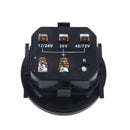 Digital LED battery status charge indicator Battery indicator 12V / 24V / 3
