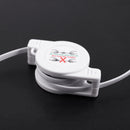 Mirco-USB A to USB 2.0 B Male Retractable Cable Data Sync Charger For