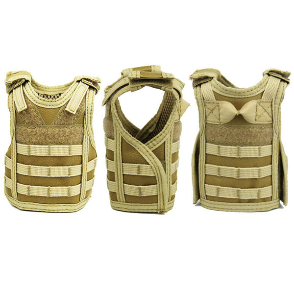 1Pcs Tactical Bottle Cover Mini Molle Vest Drink Bottle Protector Holster For Outdoor Sports