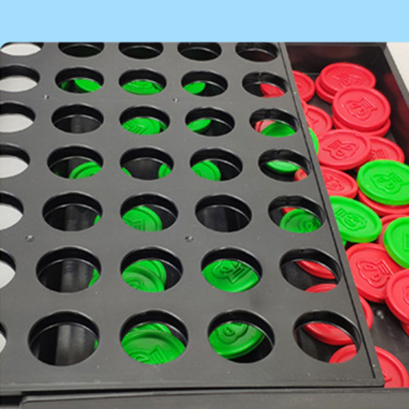 Connect In A Row 4 In A Line Board Game Toy Set Backgammon Kids Child Educational Toys Gift Family Fun