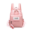 10L Women Girls Backpack Rucksack Waterproof Oxford School Shoulder Bag With Headphone Hole Outdoor Travel