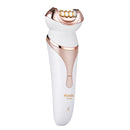 4 in 1 Cordless Epilator Wet & Dry Electronic Hair Removal Lady Shaver Body Exfoliation Brush Body Massager