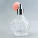 80ml Vintage Crystal Glass Spray Atomizer Perfume Bottle Clear Long Black Bulb