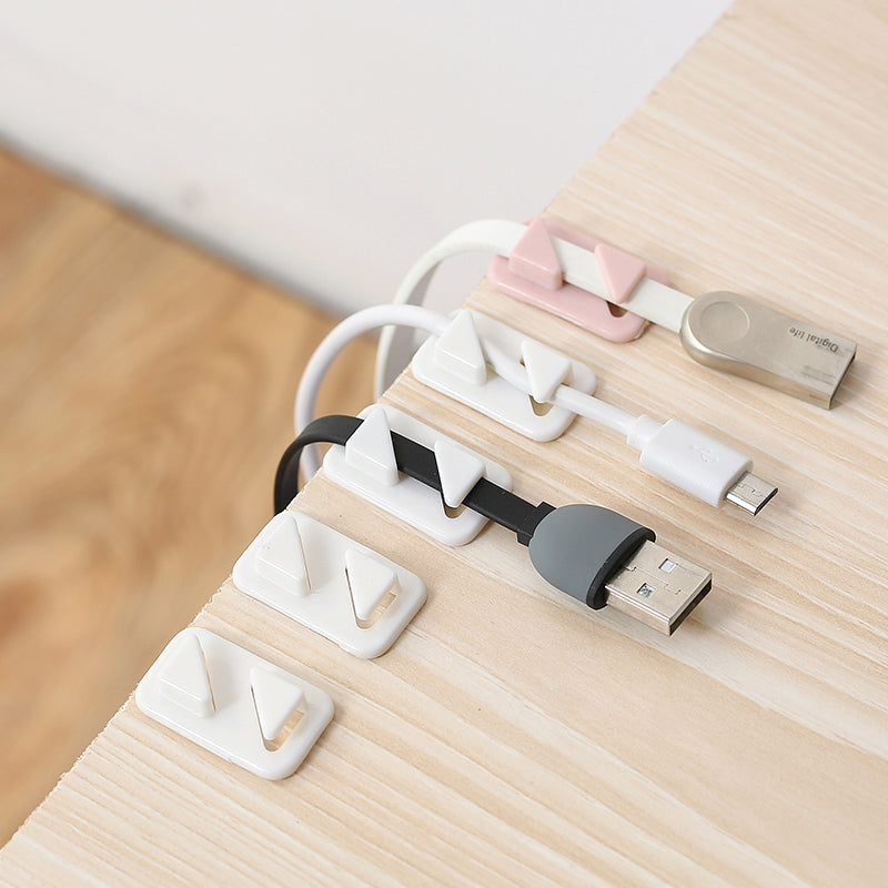 12 PCS Powerful Sticky Cable Clip Wall Holder Desktop Cable Organizer Wire Management