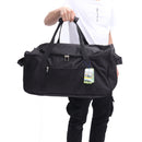 Waterproof Black Oxford Cloth Large Capacity Bag Foldable Backpack Outdoor Sports Fitness Yoga Handbag