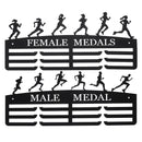 Male/Female Running Medal Hanger Holder Display Sport Medal Rack Decorations