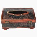Retro Vintage Wooden Tissue Box Rectangular Paper Cover Case Napkin Holder Gift Kitchen Storage Rack
