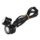 2x Motorcycle Motorbike Quad LED Fog Lights DRL Daytime Running Projector