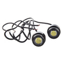2x Motorcycle Motorbike Quad LED Fog Lights DRL Daytime Running Projector