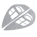 Carbon Fiber Pattern Car Steering Wheel Control Stickers Decal Trim for Mitsubishi ASX Lancer