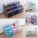 5 Layers Non-woven Shoe Rack Large Size Living Room Fabric Dustproof Cabinet Organizer Holder DIY Foldable Stand Shoes Shelf Bookshelf