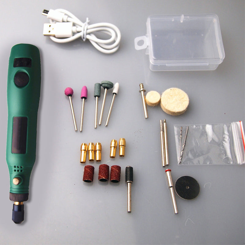 3.6V 7000-15000 r/min Cordless Electric Grinder USB Engraving Pen Grinding Milling Polishing Rotary Tool
