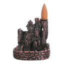 Mountain River Backflow Incense Burner Ceramic Backflow Dragon Incense Holder with 10 Cones