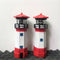 Solar LED Lighthouse Waterproof IP67 Automatical Rotating Light Beam Decoration Tower Lamp
