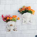 Wall Hanging Flower Pot Cupid Angel Plaster Corbel Shelf Rococo Style Garden DIY