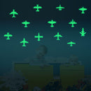 Honana DX-129 12PCS 7x8cm Fluorescent Glow Fighter Wall Sticker