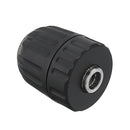 Drillpro 0.8-10mm Keyless Drill Chuck with Round Shank Adapter Converter