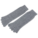 6 Pairs Soft Sports Men Comfortable Five Seperate Finger Toe Socks Cotton W U5D4