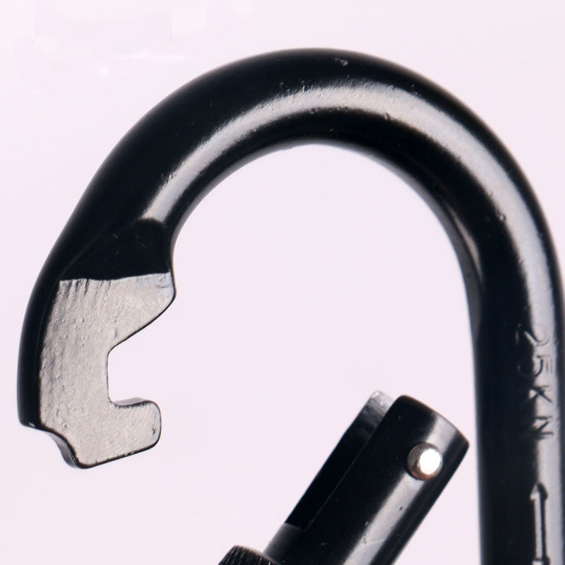 25kN O-threaded Steel Lock Carabiner Climbing Equipment CE / UIAA Screw Locking Rock