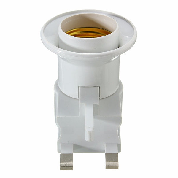 UK Plug E27 B22 Wall Screw Base Light Bulb Lamp Socket Holder Adapter Converter 110-240V