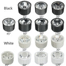 10pcs 60 90 120 LED Lens for High Power DIY White Light Lamp Bulb