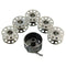 Stainless Steel Sewing Machine Accessories 5 Bobbins 1 Bobbin Case For Brother Toyata Singer