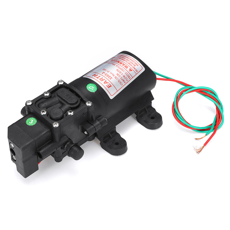 DC12V Micro Diaphragm Pump 100PSI Intelligent Water Pump 4L Reflux Diaphragm Pump