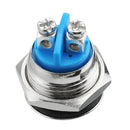 Machifit AC 250V 3A 16mm Waterproof Push Button Switch Self Lock Latching Switch
