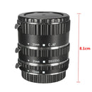 Auto Focus AF Macro Extension Metal Tube 13MM 21MM 31MM For Canon EOS Lens