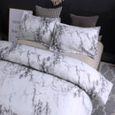3 PCS Bedding Sets Stone Pattern Simple Style Quilt Cover Pillowcase For Queen Size