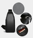 BIKIGHT Outdoor Chest Shoulder Bag Crossbody Men Waterproof USB Charging E-bike Bike Bicycle Cycling