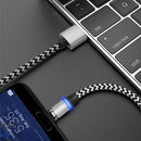 Bakeey 2.4A Type C Micro USB LED Light Fast Charging Magnetic Data Cable For Huawei P30 Pro Mate 30 5G Xiaomi Mi9 9Pro Oneplus 7T S10+ Note 10 5G