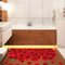 Miico FX82024 3D Rose Decorative Sticker Floor Sticker Bathroom Sticker Wall Sricker Removable Sticker