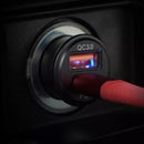 JOWAY JC86 5A 30W QC3.0 PD LED Dual Output USB Car Charger for Samsung S9 Xiaomi Redmi K30 5G HUAWEI P30