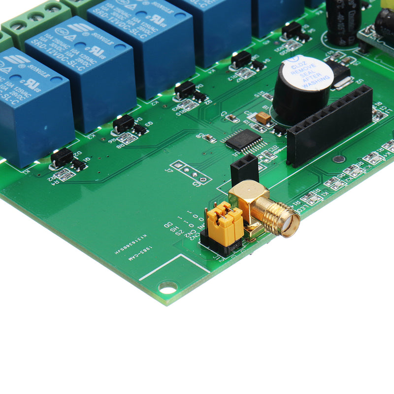 DC 12V 6 Channel DIY Receiver Relay Module Board With Wireless RF Remote Control Switch
