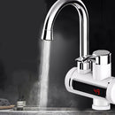 220V LCD Electric Kitchen Faucet Tap Instant Hot Water Heater Tap with Temperature Display