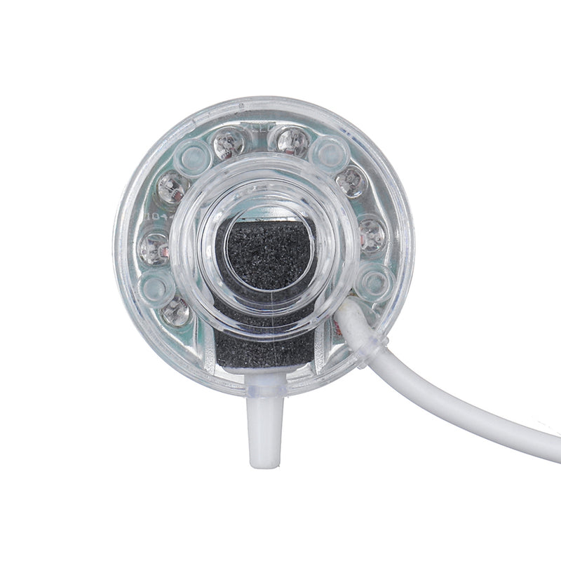 1W Aquarium Fish Tank Submersible LED Spotlight Air Bubble Light Underwater Lamp AC110V-220V