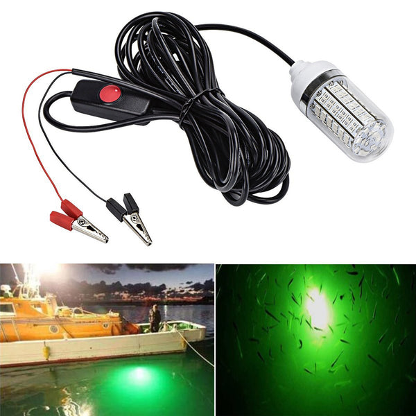 ZANLURE 12V Fishing Lamp 108pcs 2835 LED Underwater Fish Finder Light Pulls Shrimp Squid Krill Fishing Lure Light