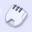 Combination Triangle Travel Suitcase Luggage Padlock Password Lock Zinc Alloy Security Lock
