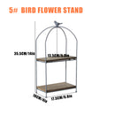 Modern Decorations Iron Plant Rack Stand Plants Succulent Shelf  Stair Shape Desktop Garden Flower Stand