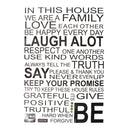 Removable Vinyl Decal Art Mural Family Home Living Room Decor Quote Wall Sticker