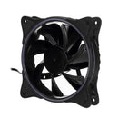 PC Case Fan Computer Ultra Silent LED Lights Cooler Cooling Heatsink Fan