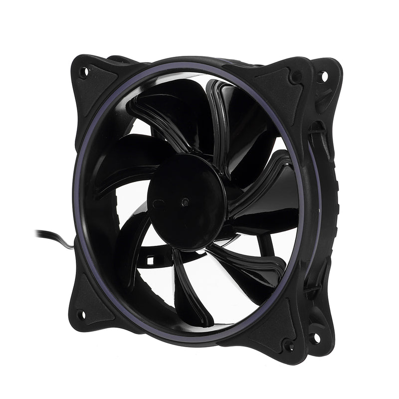 PC Case Fan Computer Ultra Silent LED Lights Cooler Cooling Heatsink Fan