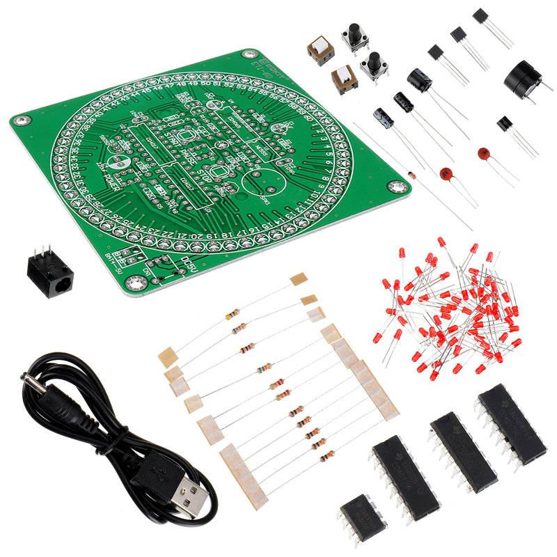 3pcs EQKIT 60 Seconds Electronic Timer Kit DIY Parts Soldering Practice Board