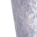 45*200cm Glue-free Electrostatic 3D Glass Film Irregular Grain Refraction Colorful Glass Window Film