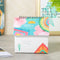 2019 Calendar Folding House Desktop Table Paper Note Storage Box Daily Organizer