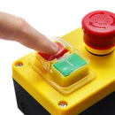 KEDU KJD17D-2 16A 220V Electromagnetic Emergency Safety Pushbutton Touch Switch