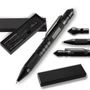 IPRee 3 In 1 EDC Tactical Pen Aluminum Alloy Tungsten Steel Head Whistle Writting Emergency Safe Security Tool